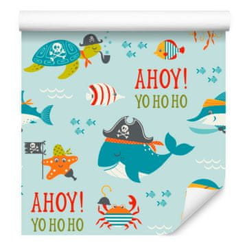 Pirati tapeta za dnevno sobo in spalnico 50x1000 cm