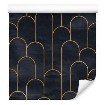 Tapeta z vzorcem art deco za dnevno sobo in spalnico 50x1000 cm