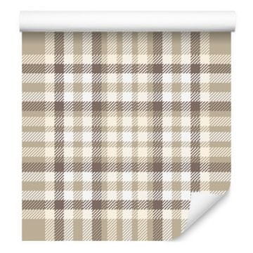 Škotska tartanska tapeta v retro slogu za dnevno sobo in spalnico 50x1000 cm