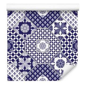 Okraski in patchwork tapeta za dnevno sobo in spalnico 50x1000 cm