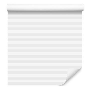 Elegantna tapeta z vodoravnimi črtami za dnevno sobo in spalnico 50x1000 cm