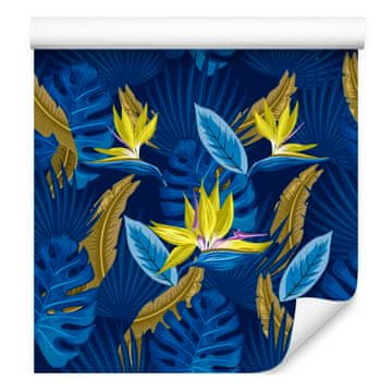 Barvita tapeta z vzorcem za dnevno sobo in spalnico 50x1000 cm