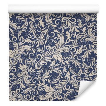 Tapeta z vintage ornamenti v vintage slogu za dnevno sobo in spalnico 50x1000 cm