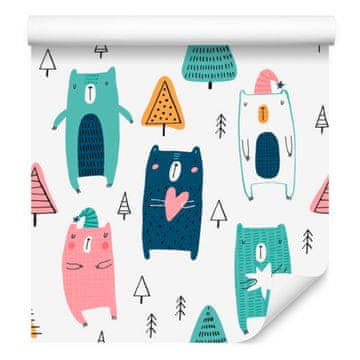 Tapeta z dekorativnim vzorcem v skandinavskem slogu 50x1000 cm