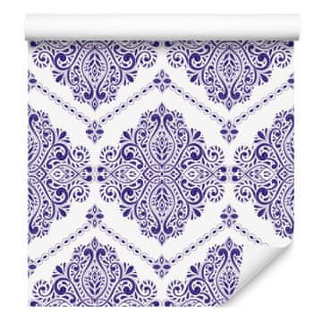 Tapeta z vintage ornamenti v vintage slogu za dnevno sobo in spalnico 50x1000 cm