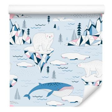 Tapeta z dekorativnim vzorcem v skandinavskem slogu 50x1000 cm