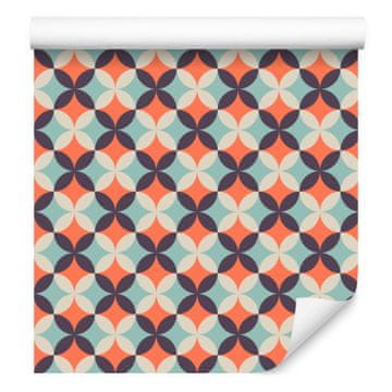 Modna tapeta z retro vzorcem za dnevno sobo in spalnico 50x1000 cm