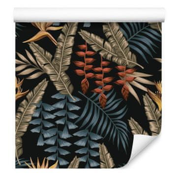 Barvita tapeta z vzorcem za dnevno sobo in spalnico 50x1000 cm