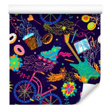 Fototapeta Colorful Youth Collage za dnevno sobo in spalnico 50x1000 cm
