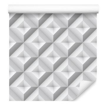3D tapeta z geometrijskim abstraktnim vzorcem za dnevno sobo in spalnico 50x1000 cm
