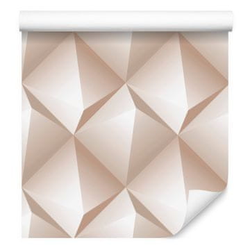 Tapeta Modernistični geometrijski vzorec s 3D učinkom 50x1000 cm