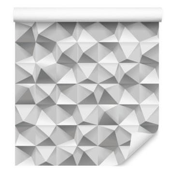 3D tapeta z modernim geometrijskim vzorcem za dnevno sobo in spalnico 50x1000 cm
