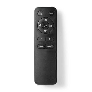 Nedis Nadomestni daljinski upravljalnik | Primerno za: TVCM5830BK / TVSM5830BK / TVSM5831BK / TVSM5850BK / TVWM5850BK | Popravljen | 1 enota | Počisti postavitev | Radijska frekvenca | Črna