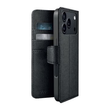 SBS SBS Wallet Classic Mag ovitek za iPhone 18 Pro - MagSafe, denarnica, stojalo - črn