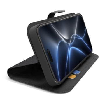 SBS SBS Wallet Smart ovitek za iPhone 18 Pro z denarnico in stojalo - črn
