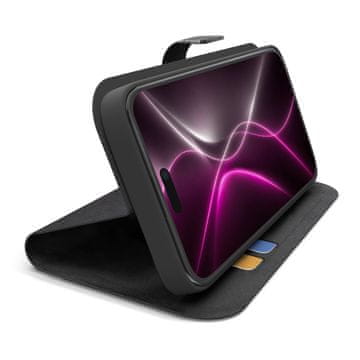 SBS SBS Wallet Smart ovitek za iPhone 18 Pro Max z denarnico in stojalo - črn