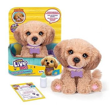 slomart Little Live Pets - moj kužek Bailey, interaktivni plišasti pes