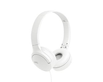 slomart JVC HA-S33UC Slušalke - Bele, Brezžične, Zložljive