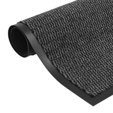 Vidaxl Protiprašni predpražnik pravokotni taftani 80x120 cm antracit