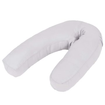 Vidaxl Nosečniški vzglavnik J-oblike 54x(36-43) cm