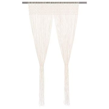 Vidaxl Zavesa makrame 140x240 cm bombaž