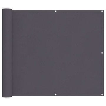 Vidaxl Balkonsko platno antracitno 90x300 cm oksford blago
