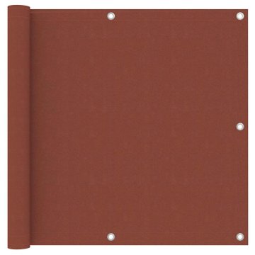 Vidaxl Balkonsko platno terakota 90x300 cm oksford blago