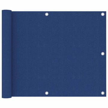 Vidaxl Balkonsko platno modro 75x300 cm oksford blago
