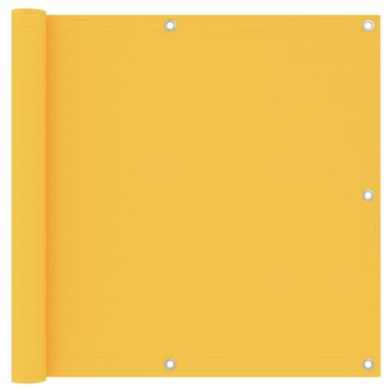 Vidaxl Balkonsko platno rumeno 90x600 cm oksford blago
