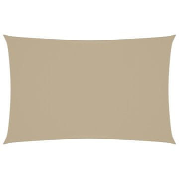 Vidaxl Senčno jadro oksford blago pravokotno 2,5x5 m bež