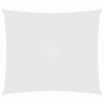 Vidaxl Senčno jadro oksford blago pravokotno 2,5x3 m belo