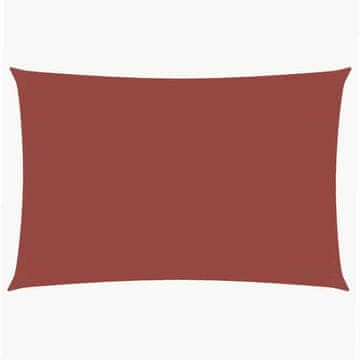 Vidaxl Senčno jadro oksford blago pravokotno 3,5x5 m terakota