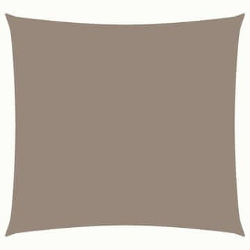 Vidaxl Senčno jadro oksford blago kvadratno 7x7 m taupe