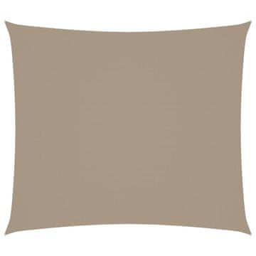 Vidaxl Senčno jadro oksford blago pravokotno 2x2,5 m taupe