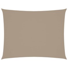 Vidaxl Senčno jadro oksford blago pravokotno 2x3,5 m taupe