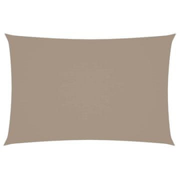 Vidaxl Senčno jadro oksford blago pravokotno 2x4 taupe