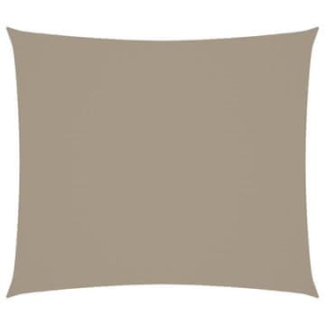 Vidaxl Senčno jadro oksford blago pravokotno 2,5x3 m taupe