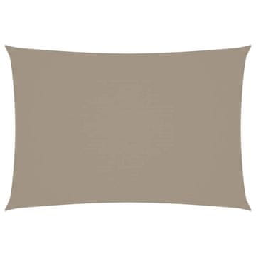 Vidaxl Senčno jadro oksford blago pravokotno 2,5x4,5 m taupe