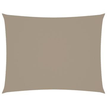 Vidaxl Senčno jadro oksford blago pravokotno 3,5x5 m taupe