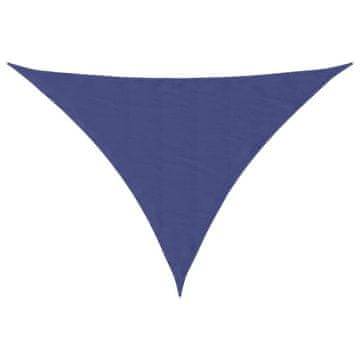 Vidaxl Senčno jadro oksford blago trikotno 3x4x5 m modro