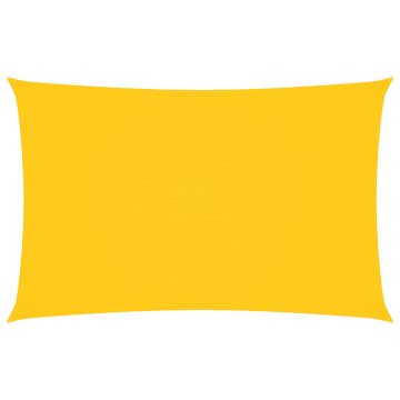 Vidaxl Senčno jadro oksford blago pravokotno 2x4,5 m rumeno