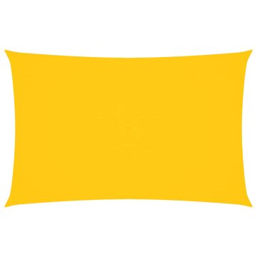 Vidaxl Senčno jadro oksford blago pravokotno 2,5x5 m rumeno