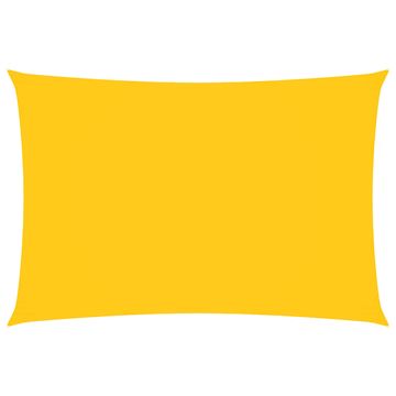 Vidaxl Senčno jadro oksford blago pravokotno 3x5 m rumeno