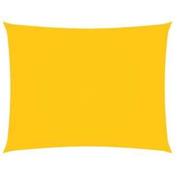 Vidaxl Senčno jadro oksford blago pravokotno 3,5x4,5 m rumeno