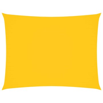 Vidaxl Senčno jadro oksford blago pravokotno 3,5x5 m rumeno