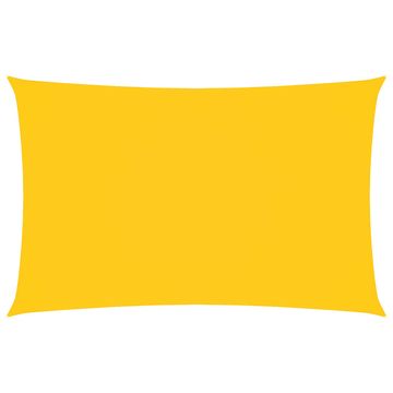 Vidaxl Senčno jadro oksford blago pravokotno 4x7 m rumeno