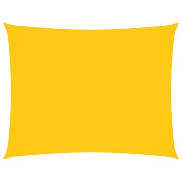 Vidaxl Senčno jadro oksford blago pravokotno 6x8 m rumeno