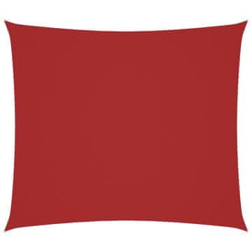 Vidaxl Senčno jadro oksford blago pravokotno 2x2,5 m rdeče