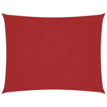 Vidaxl Senčno jadro oksford blago pravokotno 2x3,5 m rdeče