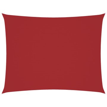 Vidaxl Senčno jadro oksford blago pravokotno 2,5x3,5 m rdeče
